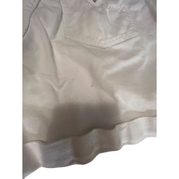 Vintage Guess Georges Marciano White High-Waisted Shorts Size 28 - Picture 5 of 5